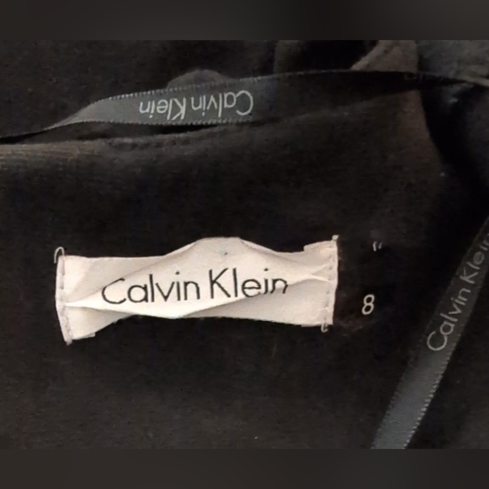 Calvin Klein Dress Color Block Pattern Design Mixed Media - Picture 9 of 12